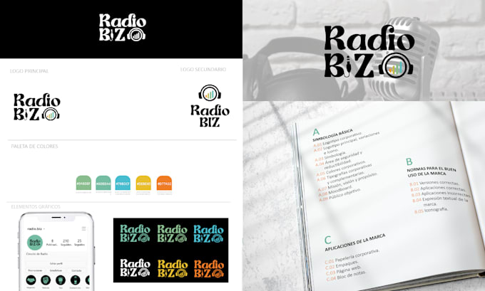 diseñaré tu logo y su manual de marca