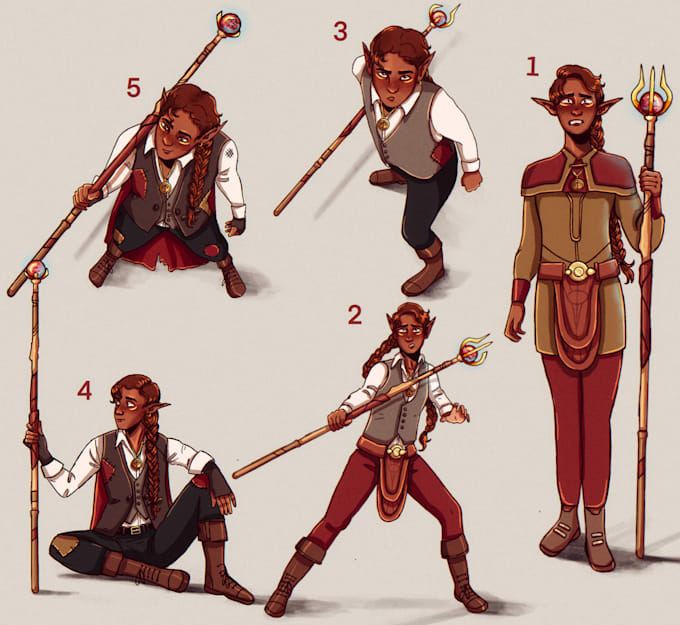 create character reference sheets