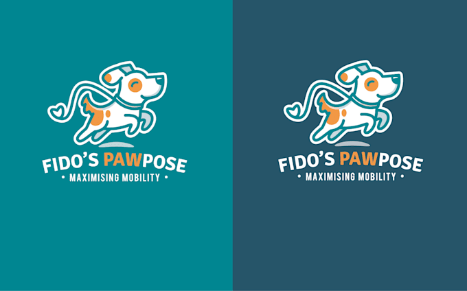 do make an modern dog logo design