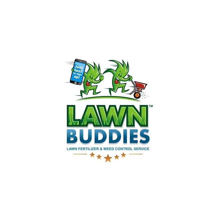 design smart fresh lawn fertilizer services  logo with elegance