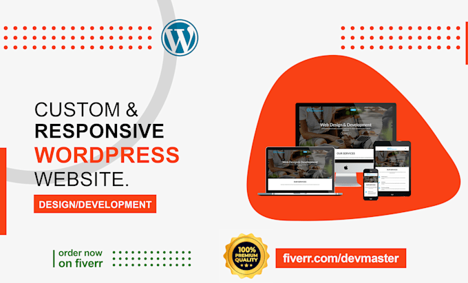 create wordpress website design, website development and business website