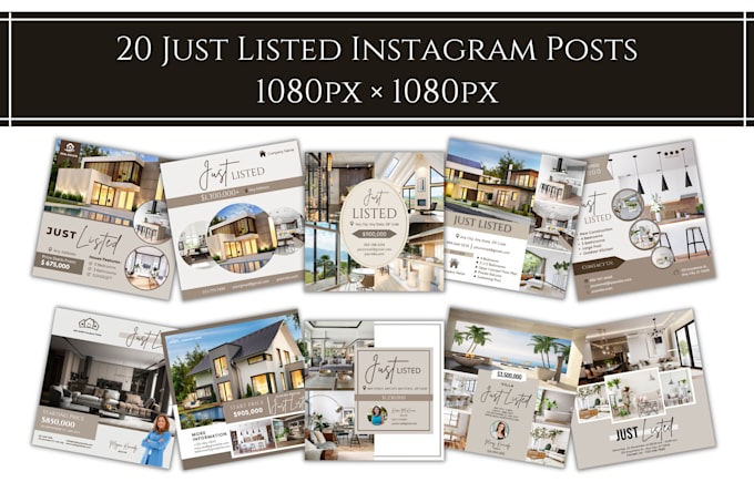 create just listed instagram posts