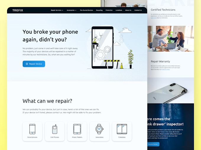 Create a user focused website design in figma or adobe xd by Apanicspud