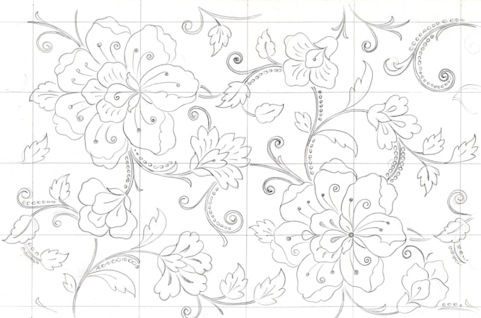 design floral seamless patterns and textile patterns for you