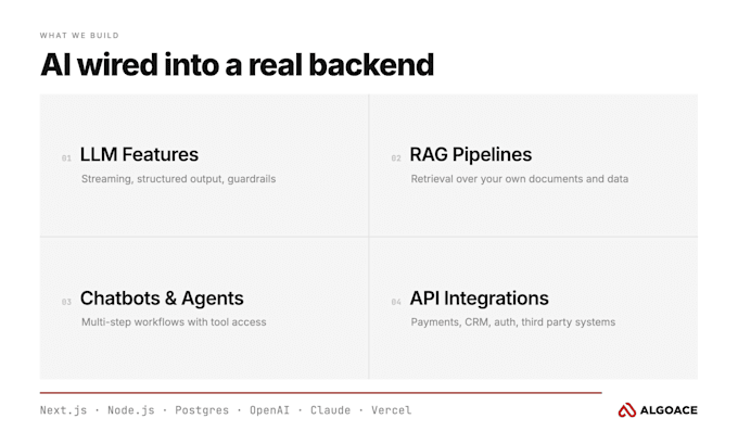 do ai website development with senior engineers, production ready