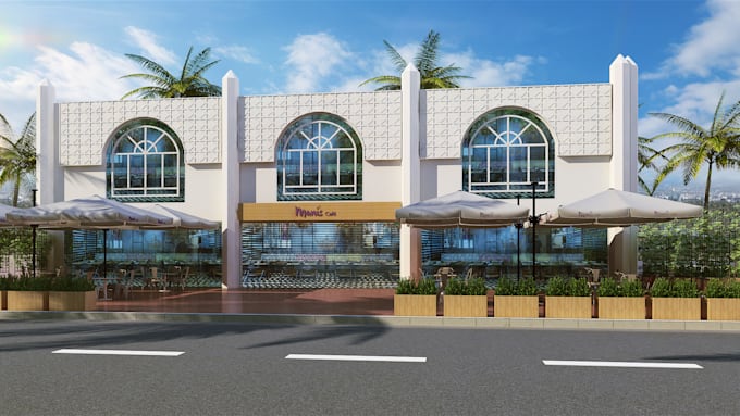 make your 3d exterior rendering, house,elevation,real estate