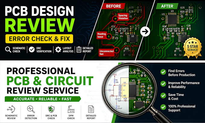 review your pcb and circuit design to find and fix errors