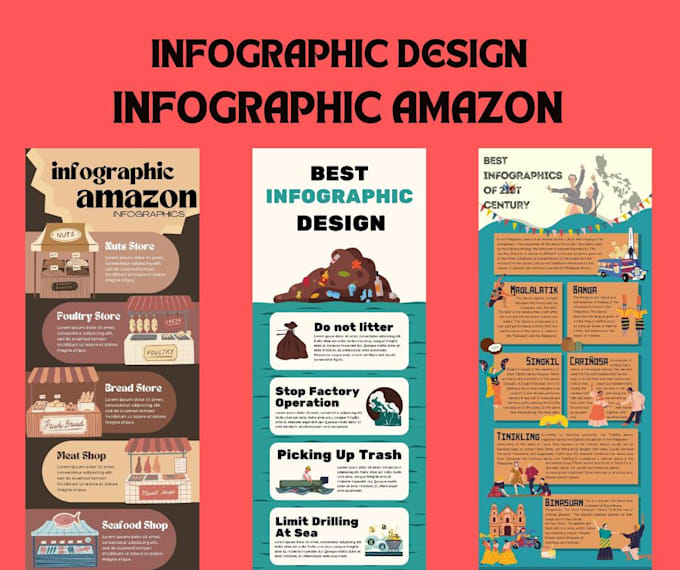 Do amazon infographic design, product infographic, amazon product