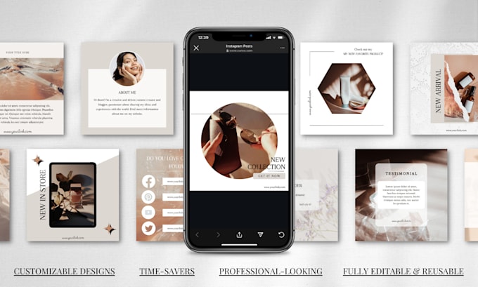 design instagram post templates made in canva