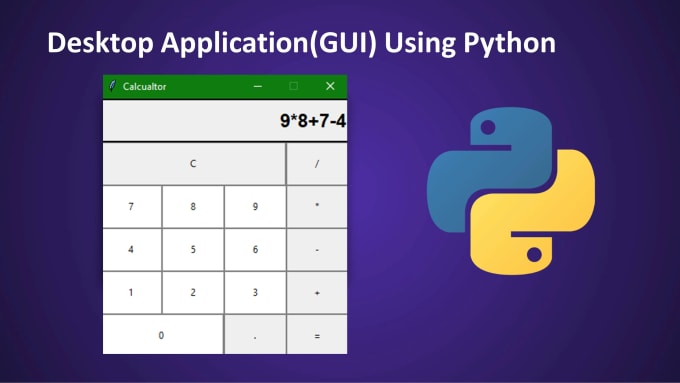 Do python tkinter gui simple projects by Chathuryaprasad | Fiverr