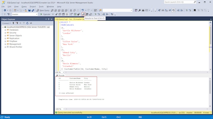 design a database model, erd, and write sql queries
