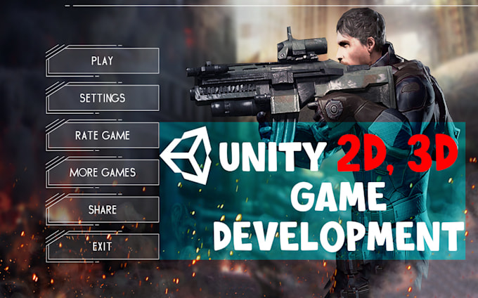 develop unity 2d and 3d game
