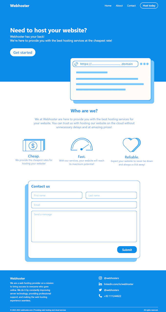 Design and create website using html, css and javascript by ...