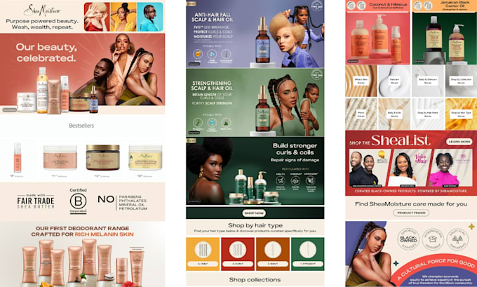 create your amazon brand store and storefront design, storefront landing pages