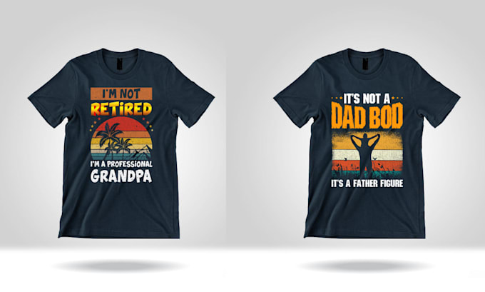 research winning trendy t shirt design