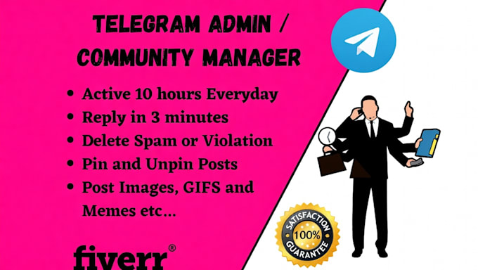 manage your telegram group and discord server, chat mod