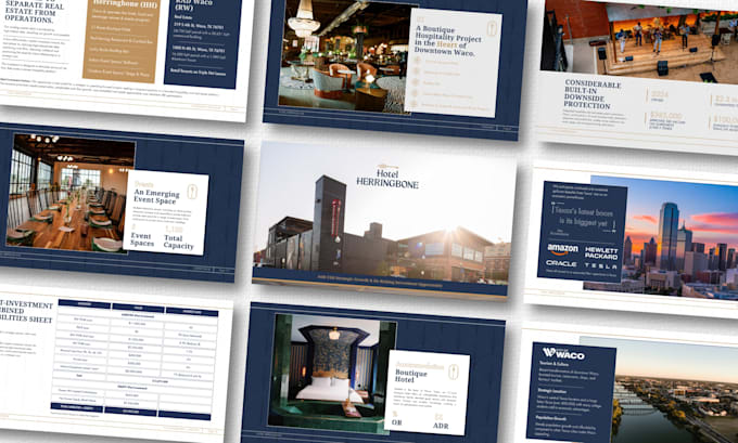 create an investor pitch deck presentation for your business