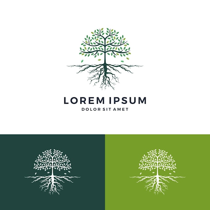 unique,modern,creative,tree logo design for your brand