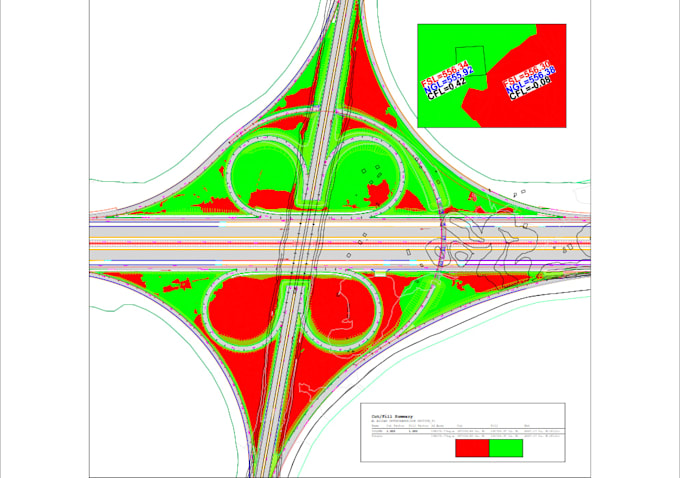 create civil 3d grading, road profile, corridor and earthwork quantities