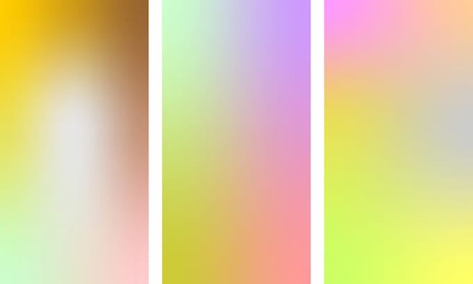 do design a cool multicolored gradient background