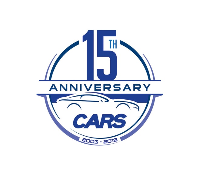 do make an modern anniversary logo