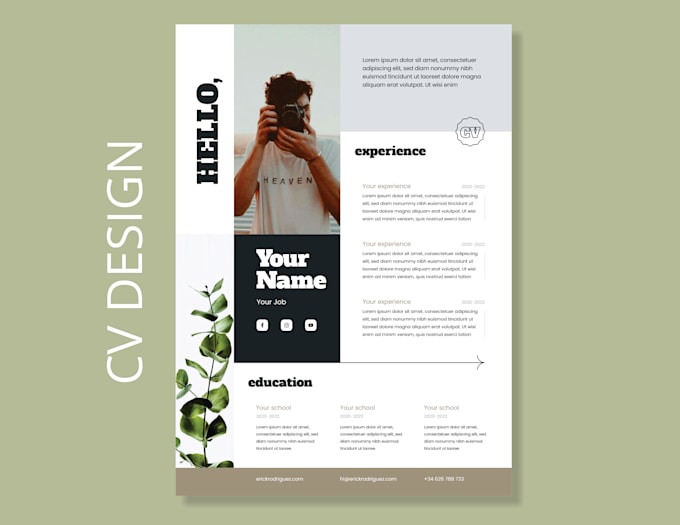 make professional CV and resume design for you