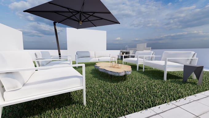 create 3d model and render exterior, interior, 3d floor plan
