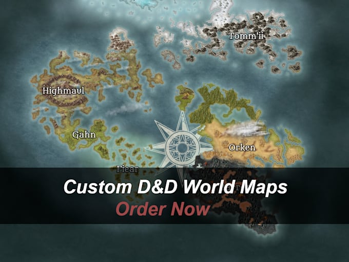 Create a custom world or region map by Gatorcrunchy Fiverr