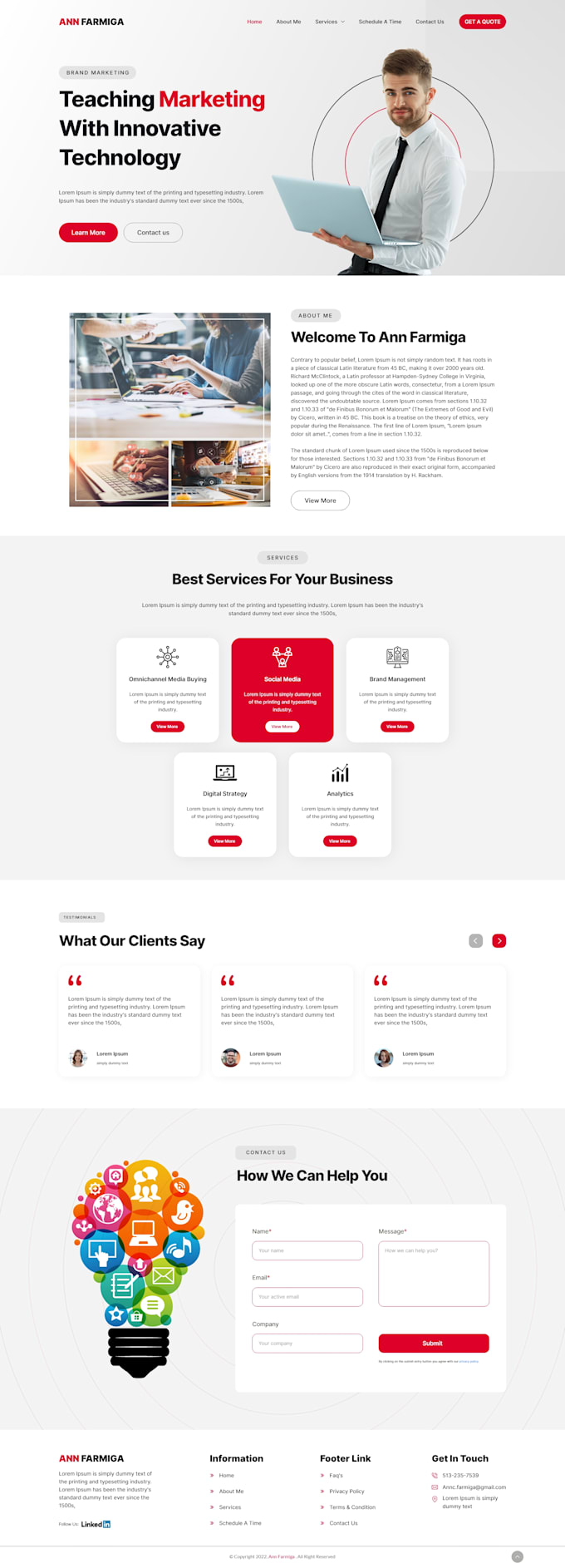 Build fully responsive wordpress website by Webifire Fiverr