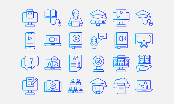 design vector custom icons in any style, icon design