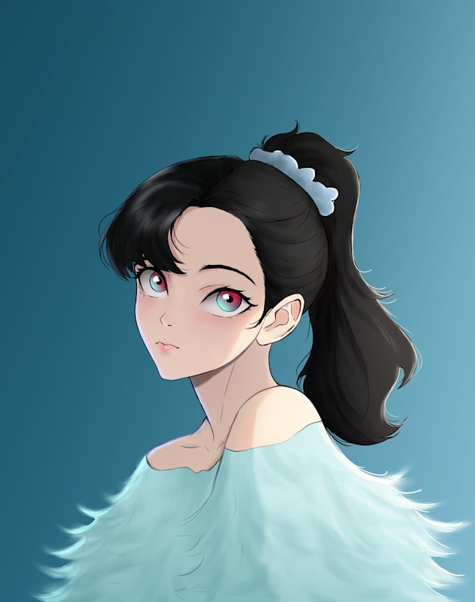 draw anime art for you