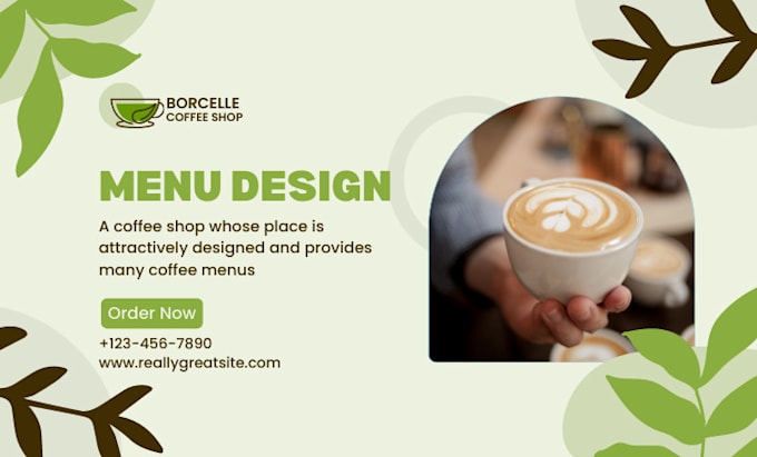 Be create professional menu card design by Hanzalatariq738 | Fiverr