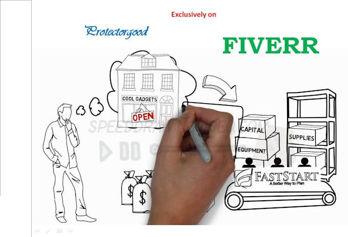 Create a quality whiteboard drawing animation video by Protectorgood ...
