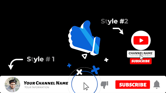 Make exclusive 3d subscribe animation by Faisal70 Fiverr