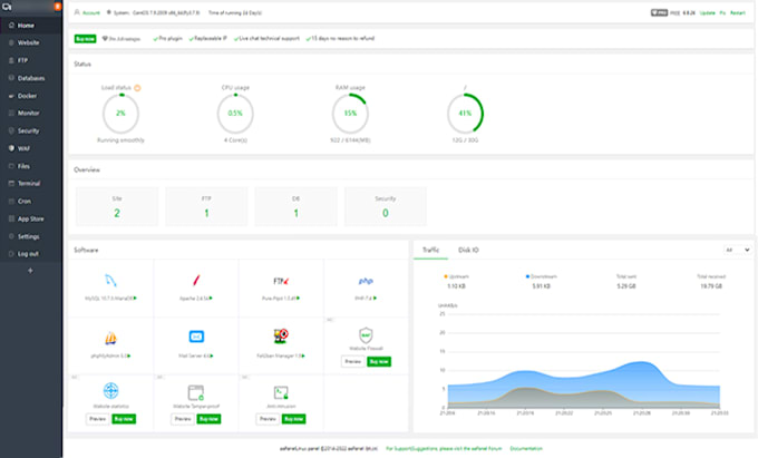 install and configure vps or dedicated server