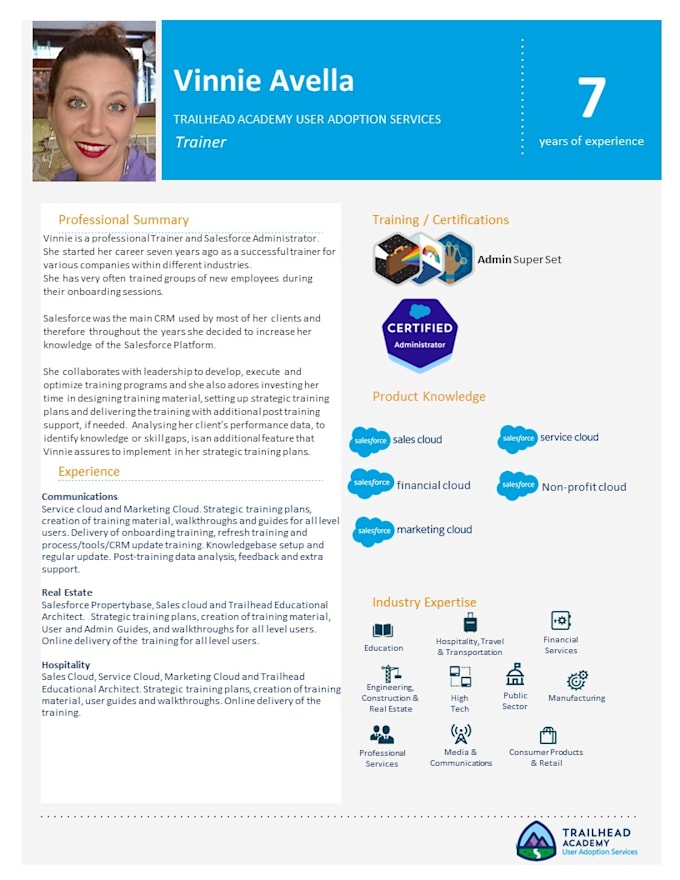 provide tailored salesforce training and enablement for your team