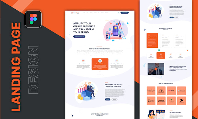 do figma website design and UI UX mockup