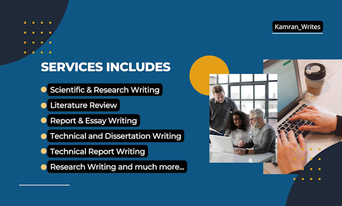 technical writing, content writing, and research articles