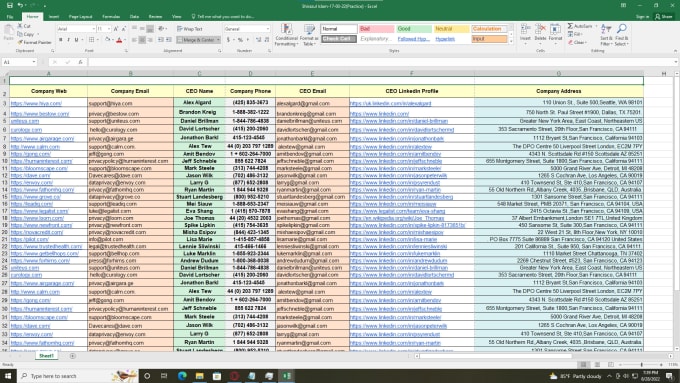 Do data entry, copy paste, excel data entry, web research for you by