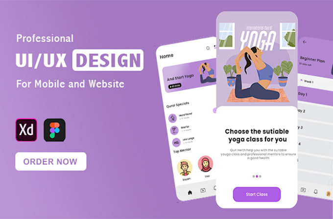 Create ui ux design for mobiles app and websites by Arhum__ali | Fiverr