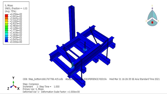 Do the finite element analysis using abaqus cae by Hadadaulia | Fiverr