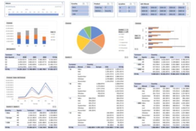 Create excel template with power pivot or query by Salvog94 | Fiverr