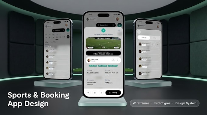 design modern mobile app UX UI for android and IOS