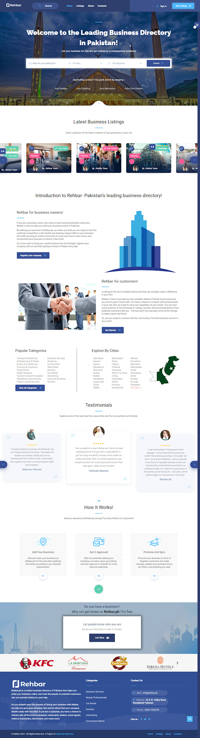 design business listing directory wordpress websites