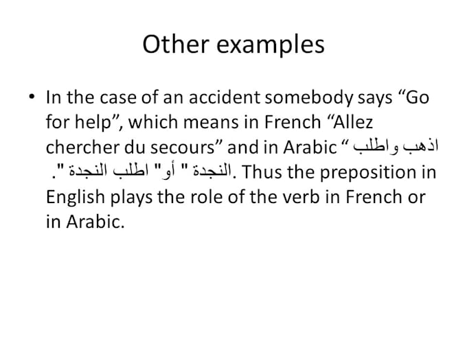 Professionally translate between english, arabic and french by