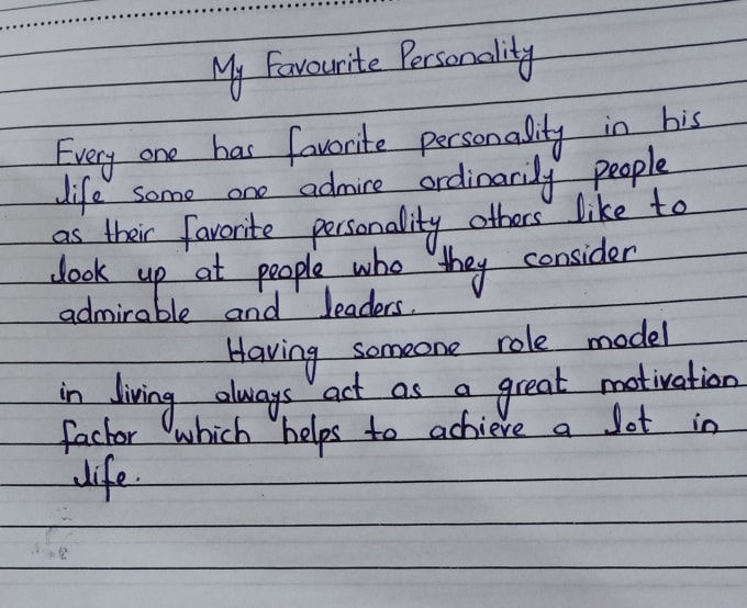 Handwrite any document in very good writing by Mawra613 Fiverr