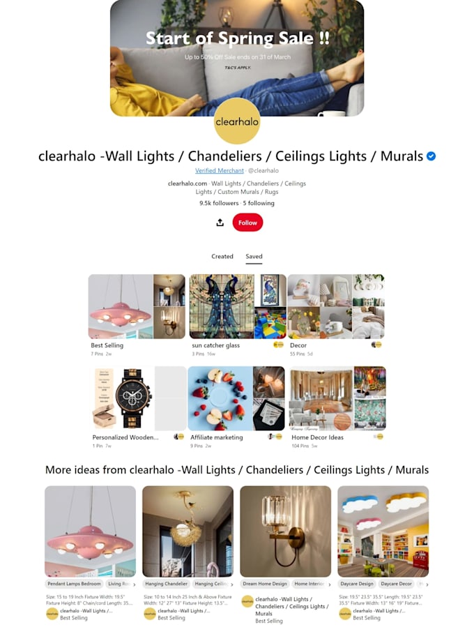 be your shopify store pinterest marketing manager