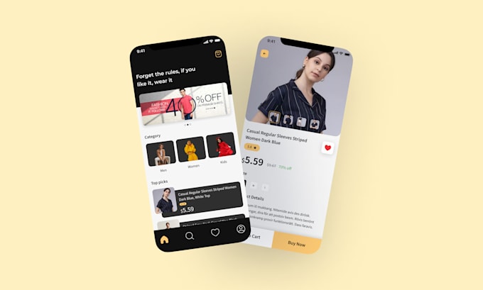 Design user friendly ui ux design for mobile app using figma by ...