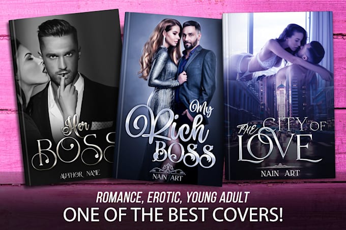 design romance or erotic book cover design