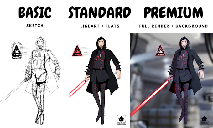 design your sci fi and star wars character